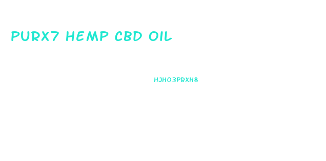 Purx7 Hemp Cbd Oil