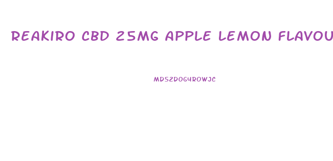 Reakiro Cbd 25mg Apple Lemon Flavour 30 Gummies