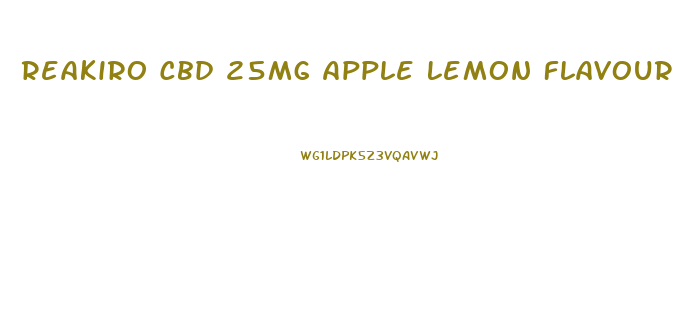 Reakiro Cbd 25mg Apple Lemon Flavour 30 Gummies