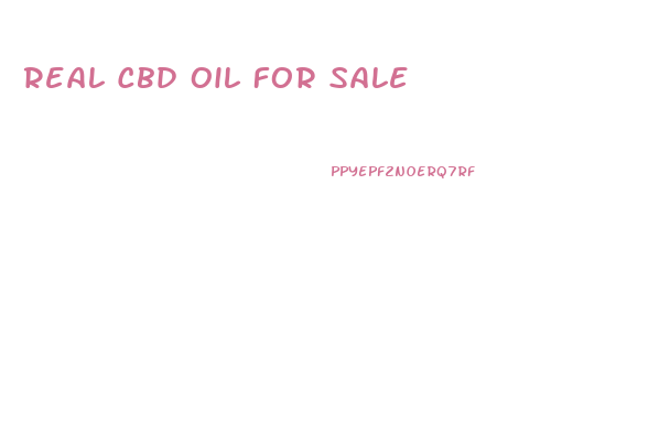 Real Cbd Oil For Sale
