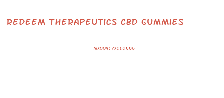 Redeem Therapeutics Cbd Gummies