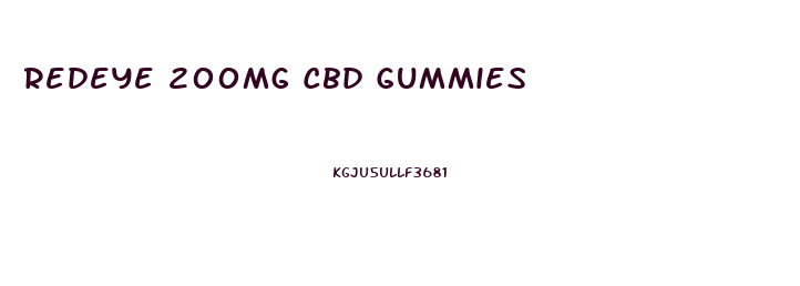 Redeye 200mg Cbd Gummies