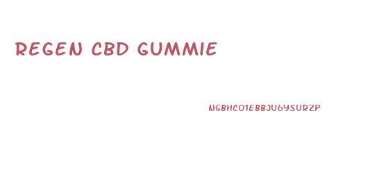 Regen Cbd Gummie