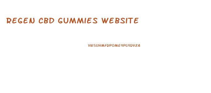 Regen Cbd Gummies Website