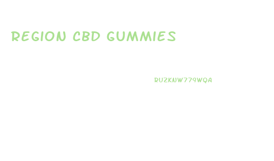 Region Cbd Gummies