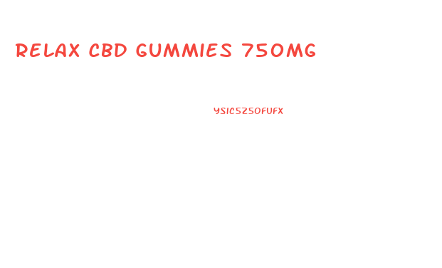 Relax Cbd Gummies 750mg