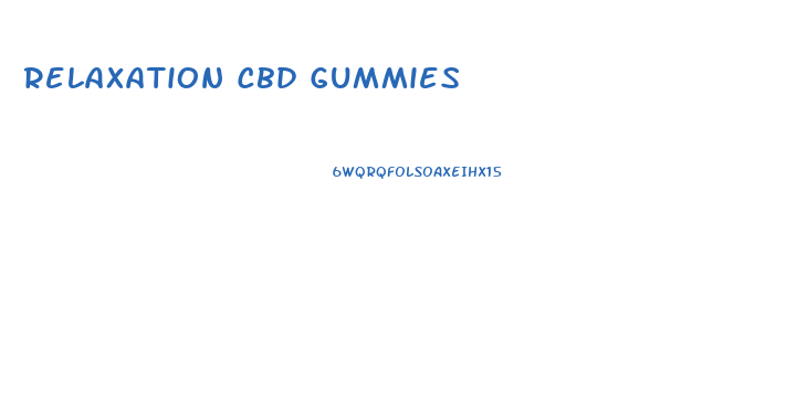 Relaxation Cbd Gummies