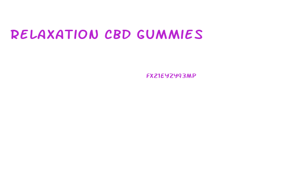 Relaxation Cbd Gummies