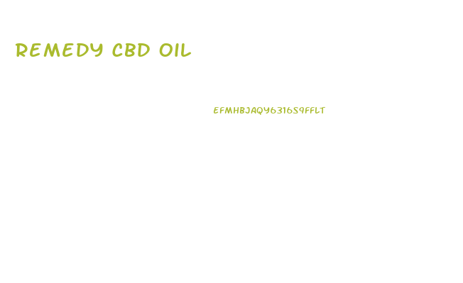 Remedy Cbd Oil