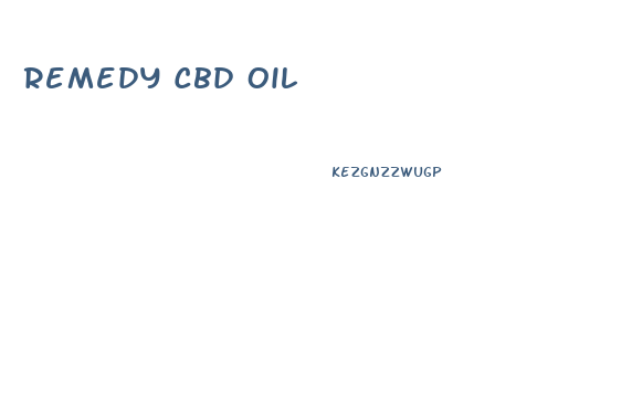 Remedy Cbd Oil