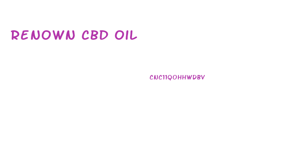 Renown Cbd Oil
