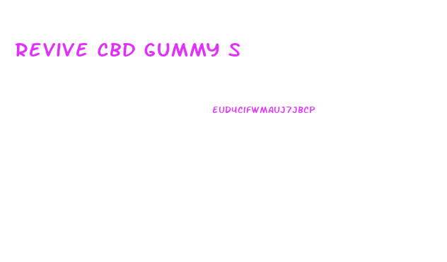 Revive Cbd Gummy S
