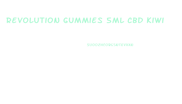 Revolution Gummies 5ml Cbd Kiwi