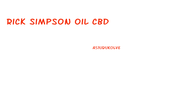 Rick Simpson Oil Cbd