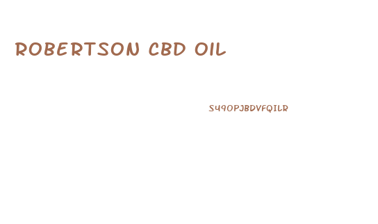 Robertson Cbd Oil