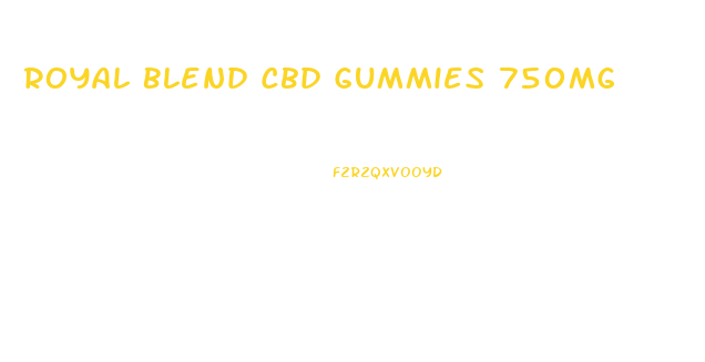 Royal Blend Cbd Gummies 750mg