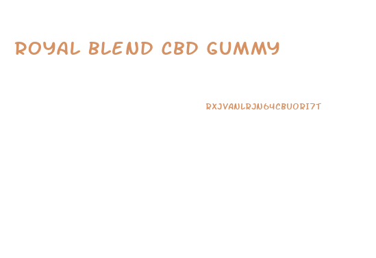 Royal Blend Cbd Gummy