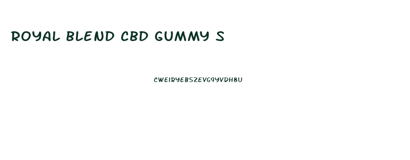 Royal Blend Cbd Gummy S