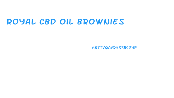 Royal Cbd Oil Brownies