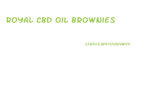 Royal Cbd Oil Brownies