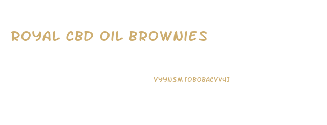 Royal Cbd Oil Brownies