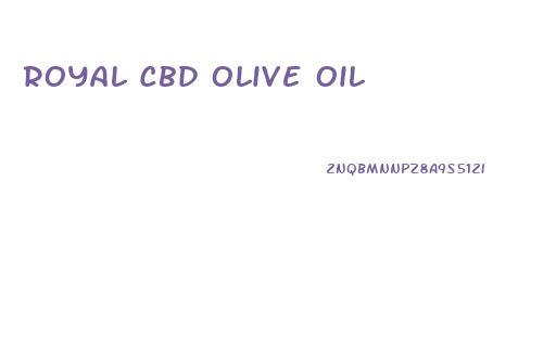 Royal Cbd Olive Oil