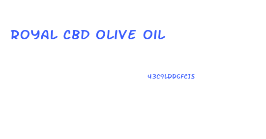 Royal Cbd Olive Oil