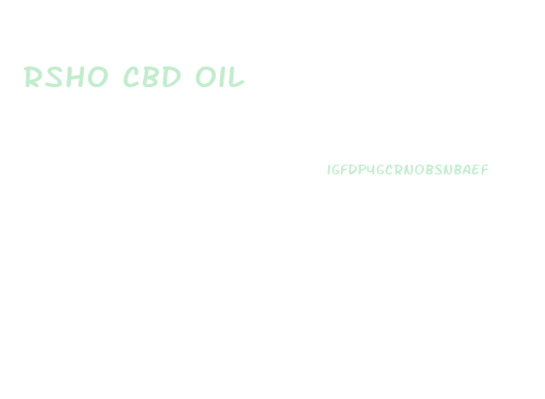 Rsho Cbd Oil