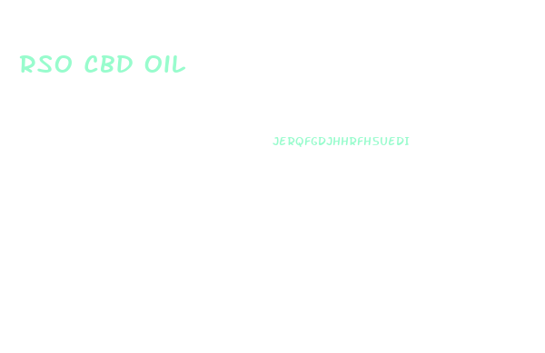 Rso Cbd Oil