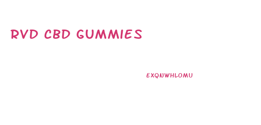 Rvd Cbd Gummies