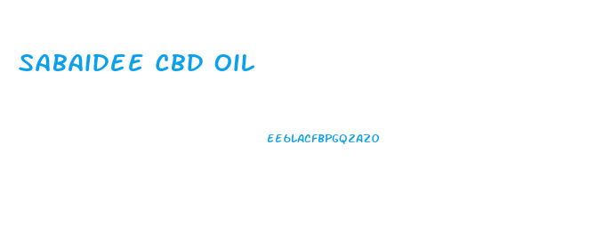 Sabaidee Cbd Oil