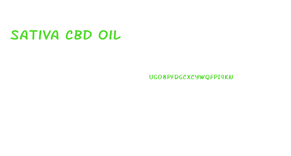 Sativa Cbd Oil
