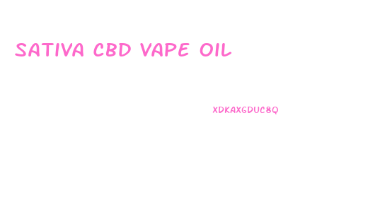 Sativa Cbd Vape Oil