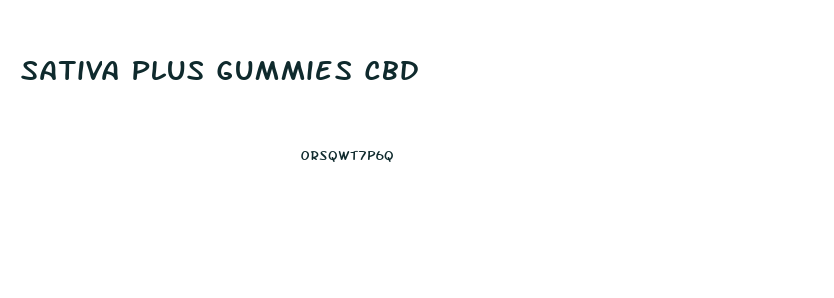 Sativa Plus Gummies Cbd