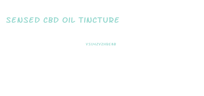 Sensed Cbd Oil Tincture
