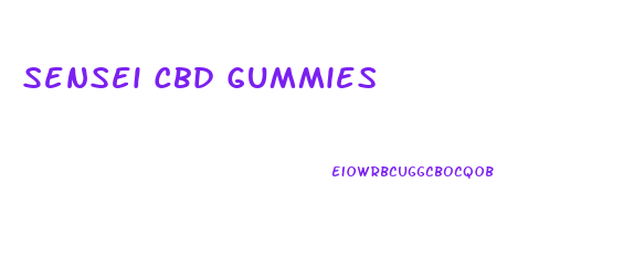 Sensei Cbd Gummies