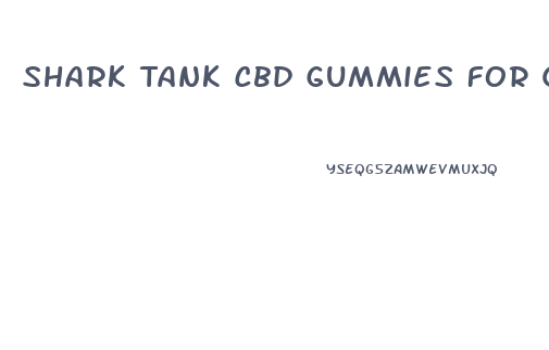 Shark Tank Cbd Gummies For Quitting Smoking