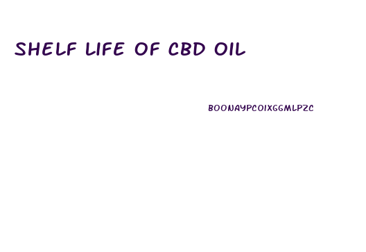 Shelf Life Of Cbd Oil