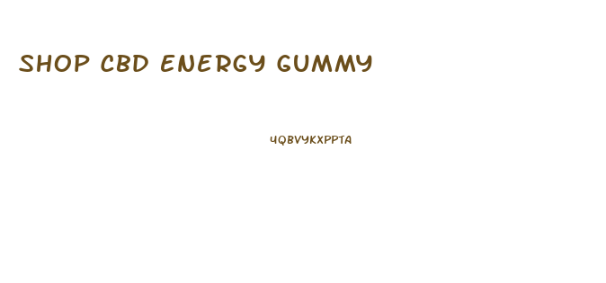 Shop Cbd Energy Gummy