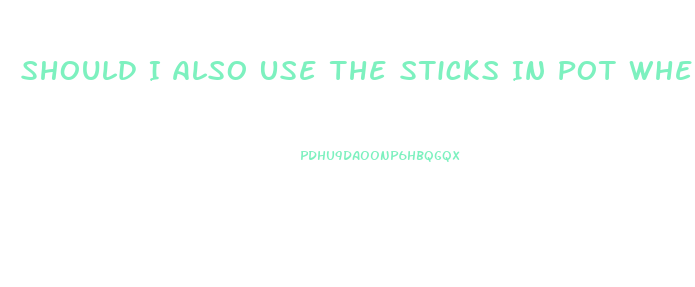 Should I Also Use The Sticks In Pot When I Make Cbd Oil