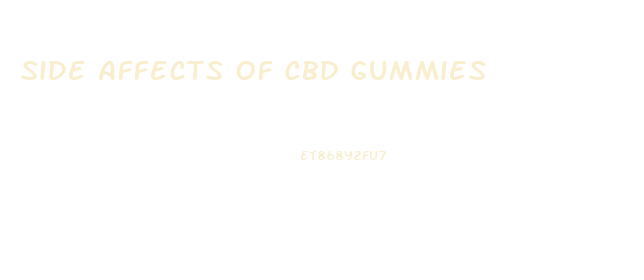 Side Affects Of Cbd Gummies