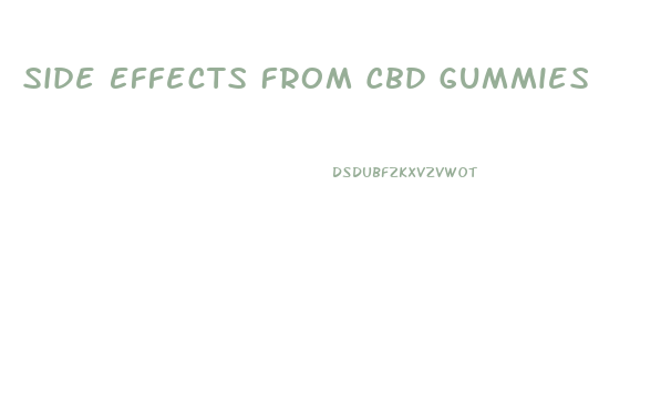 Side Effects From Cbd Gummies