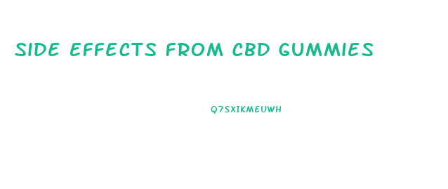 Side Effects From Cbd Gummies