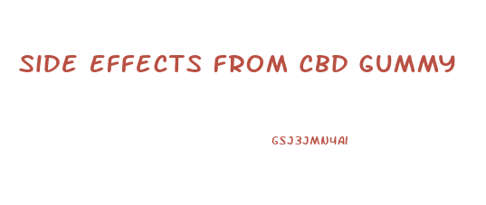 Side Effects From Cbd Gummy