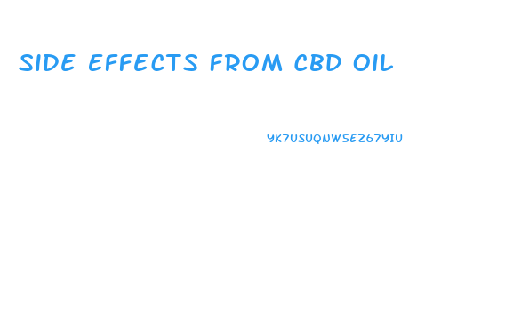 Side Effects From Cbd Oil