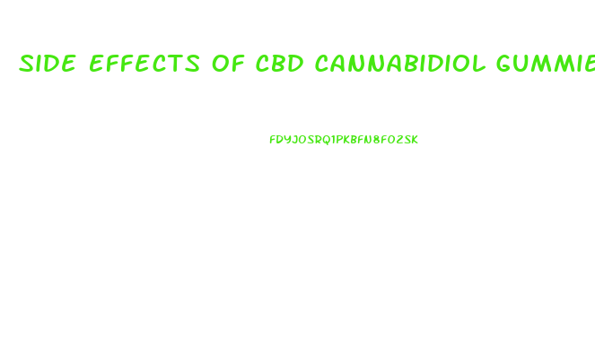 Side Effects Of Cbd Cannabidiol Gummies Without Thc