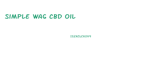 Simple Wag Cbd Oil