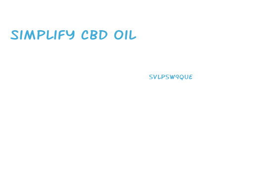 Simplify Cbd Oil
