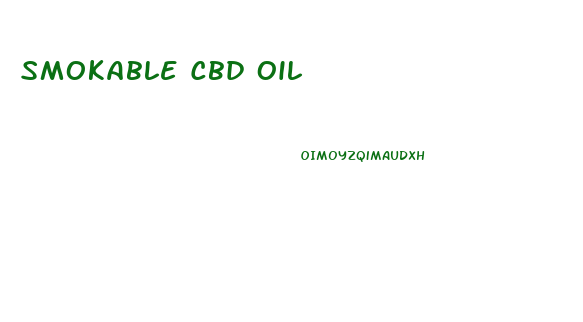 Smokable Cbd Oil