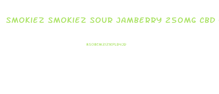 Smokiez Smokiez Sour Jamberry 250mg Cbd Gummies